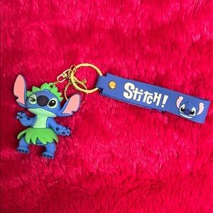 Stitch Keychain Toy - Blue and Green